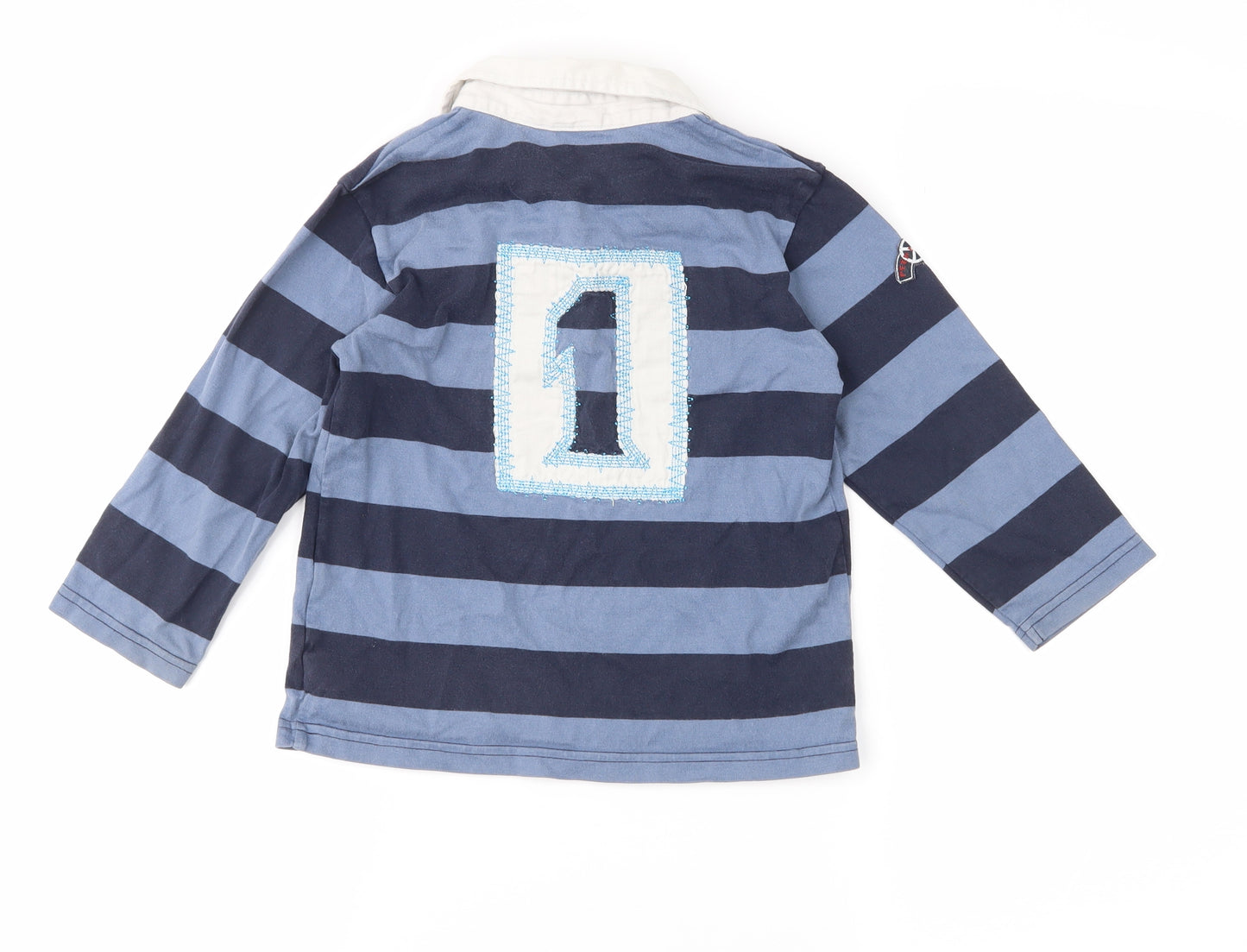 Thomas & Friends Boys Blue Striped  Basic Casual Size 3-4 Years