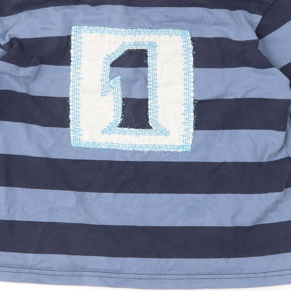 Thomas & Friends Boys Blue Striped  Basic Casual Size 3-4 Years