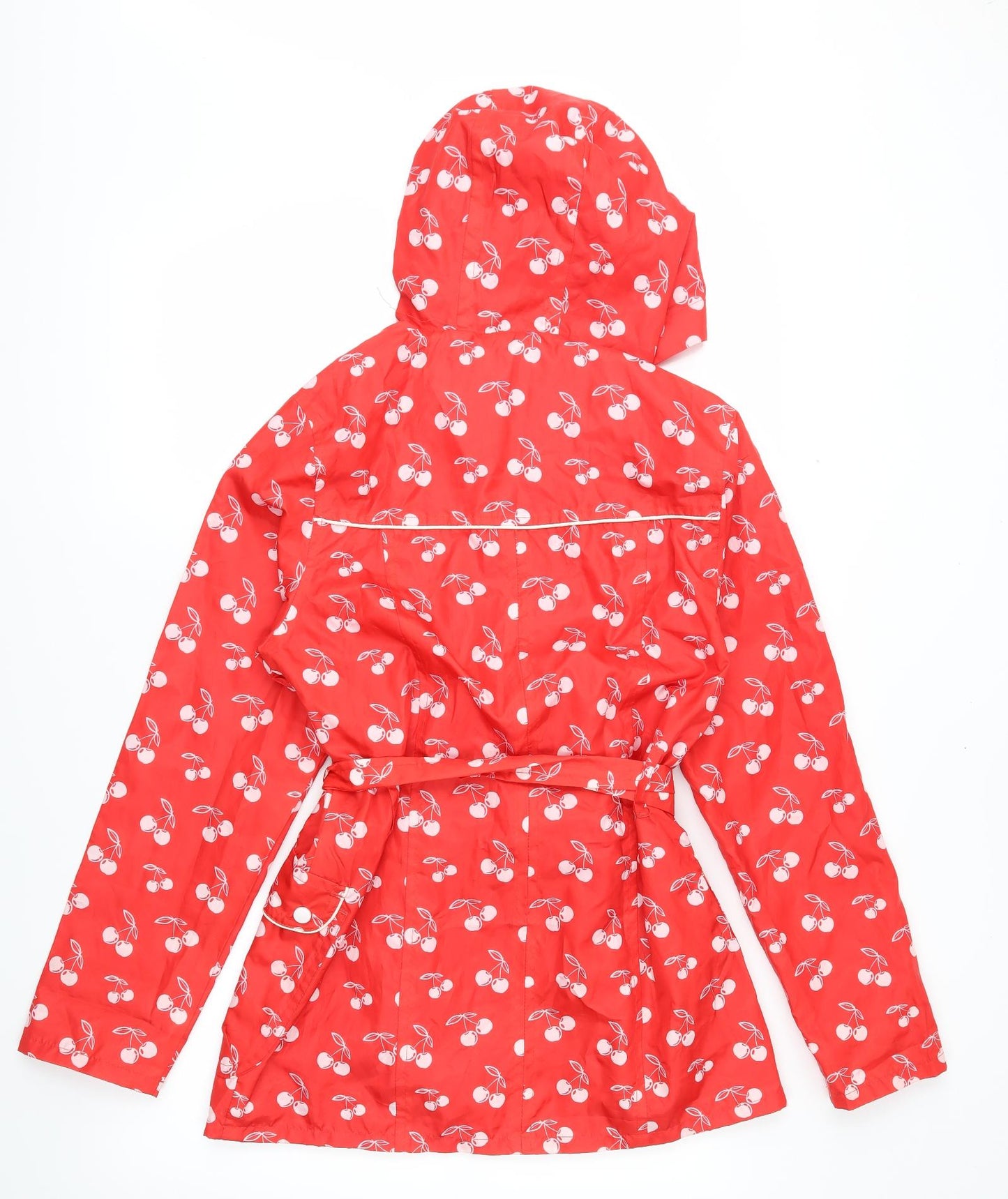 George Womens Red Polka Dot  Jacket Coat Size 10