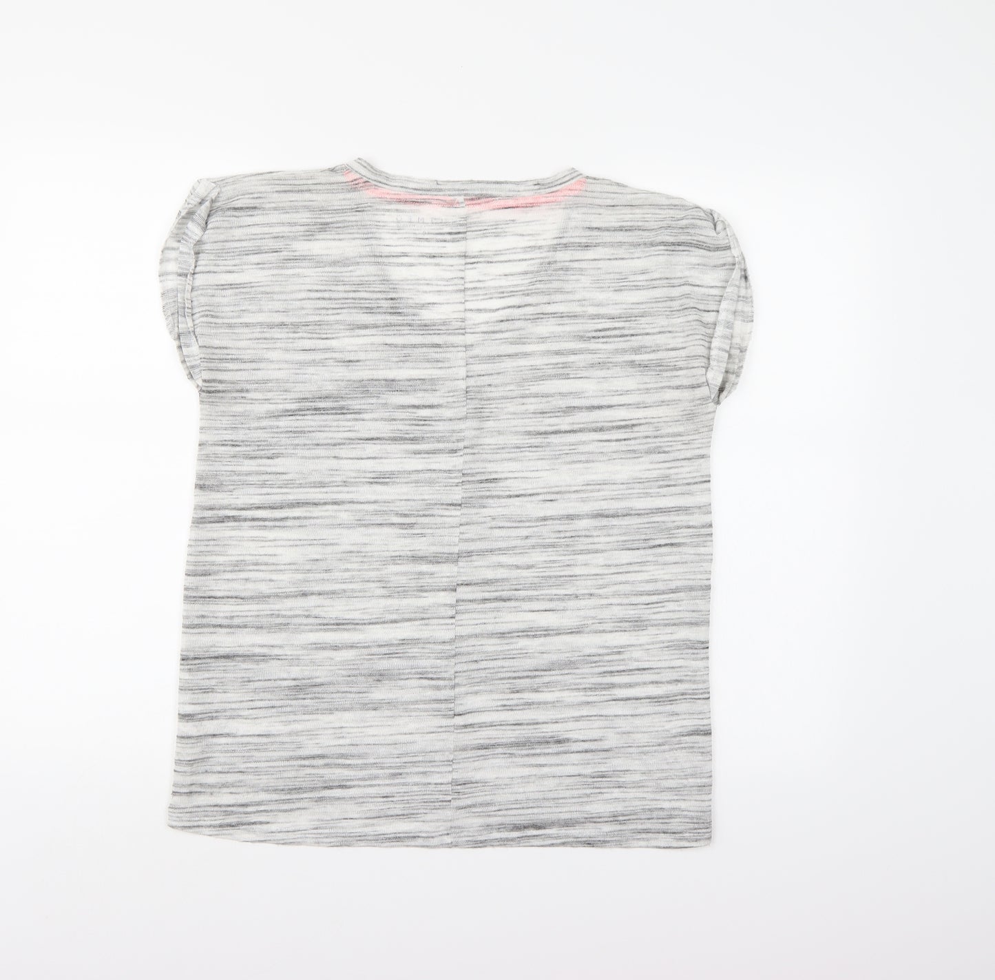 Nutmeg Womens Grey  Knit Pullover Jumper Size 10