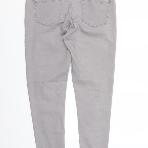 Denim co. Womens Grey  Denim Jegging Jeans Size 12 L28 in