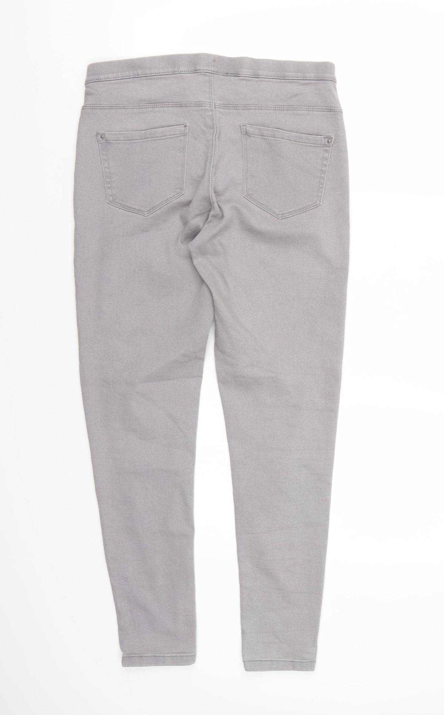 Denim co. Womens Grey  Denim Jegging Jeans Size 12 L28 in