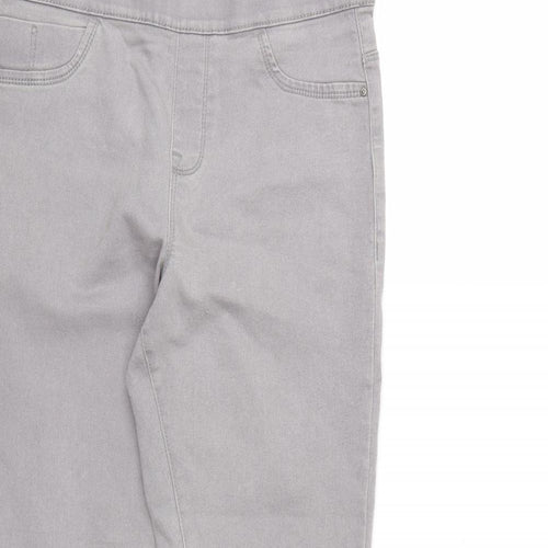 Denim co. Womens Grey  Denim Jegging Jeans Size 12 L28 in