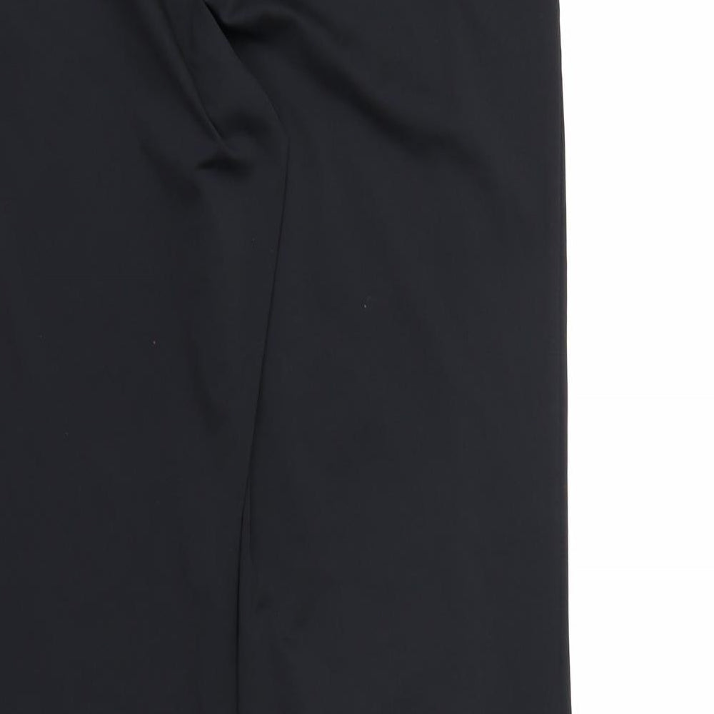 Marks and Spencer Womens Black   Jogger Trousers Size 12 L30 in