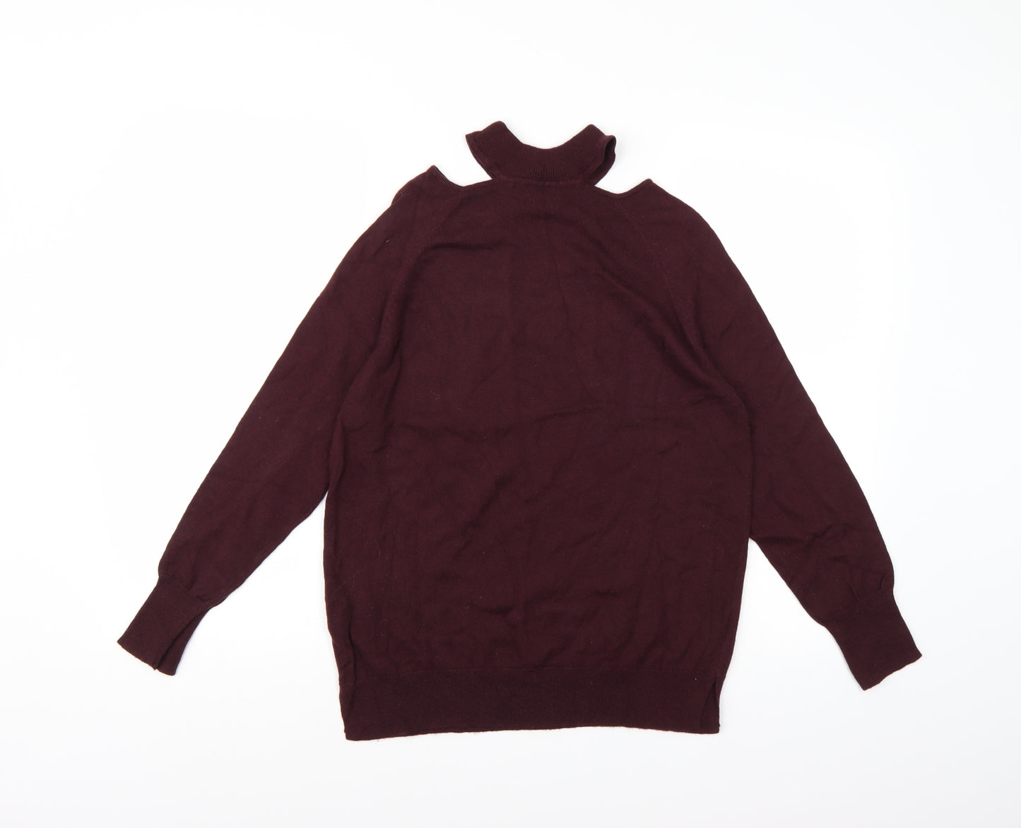 F&F Womens Purple  Knit Pullover Jumper Size 8