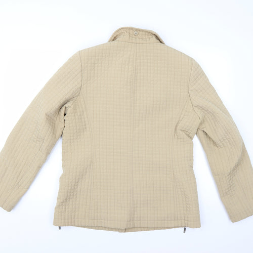 George Womens Beige   Quilted Coat Size M