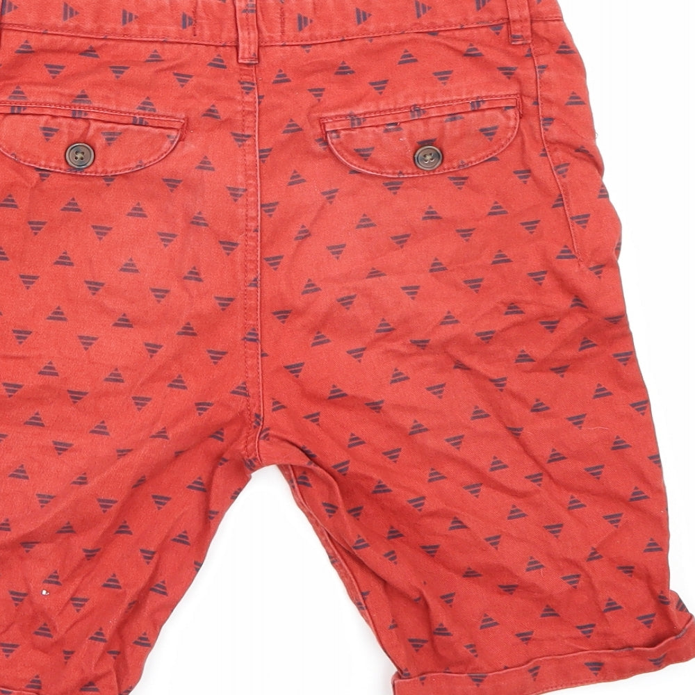 River Island Boys Red   Chino Shorts Size 9-10 Years