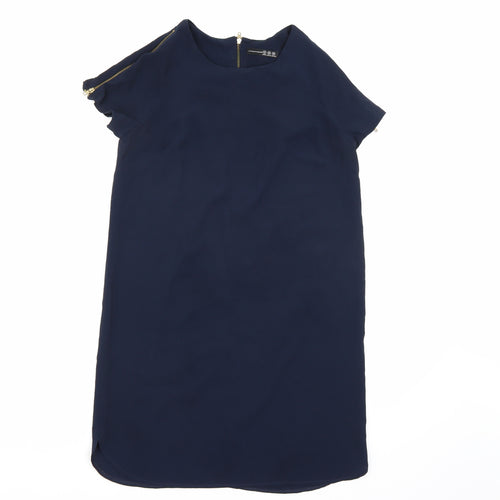 Atmosphere Womens Blue  Chiffon T-Shirt Dress  Size 12
