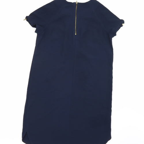 Atmosphere Womens Blue  Chiffon T-Shirt Dress  Size 12