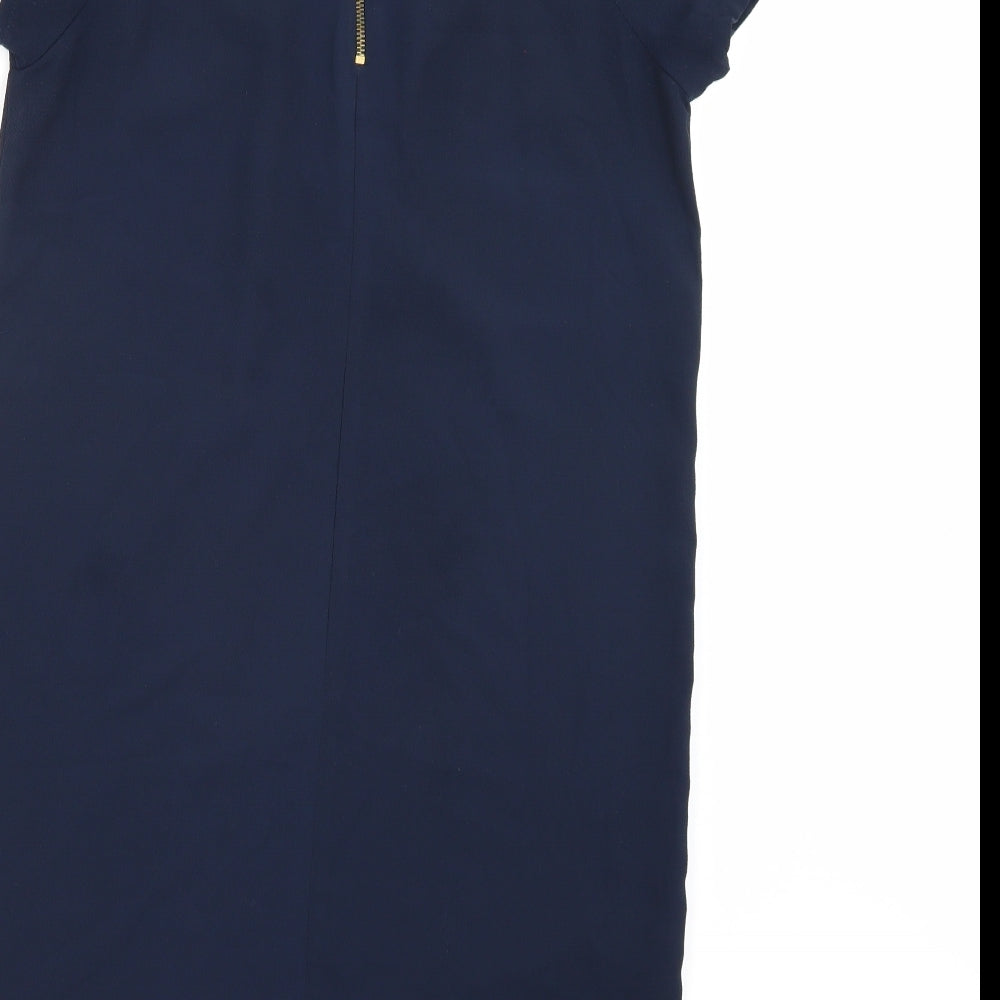 Atmosphere Womens Blue  Chiffon T-Shirt Dress  Size 12
