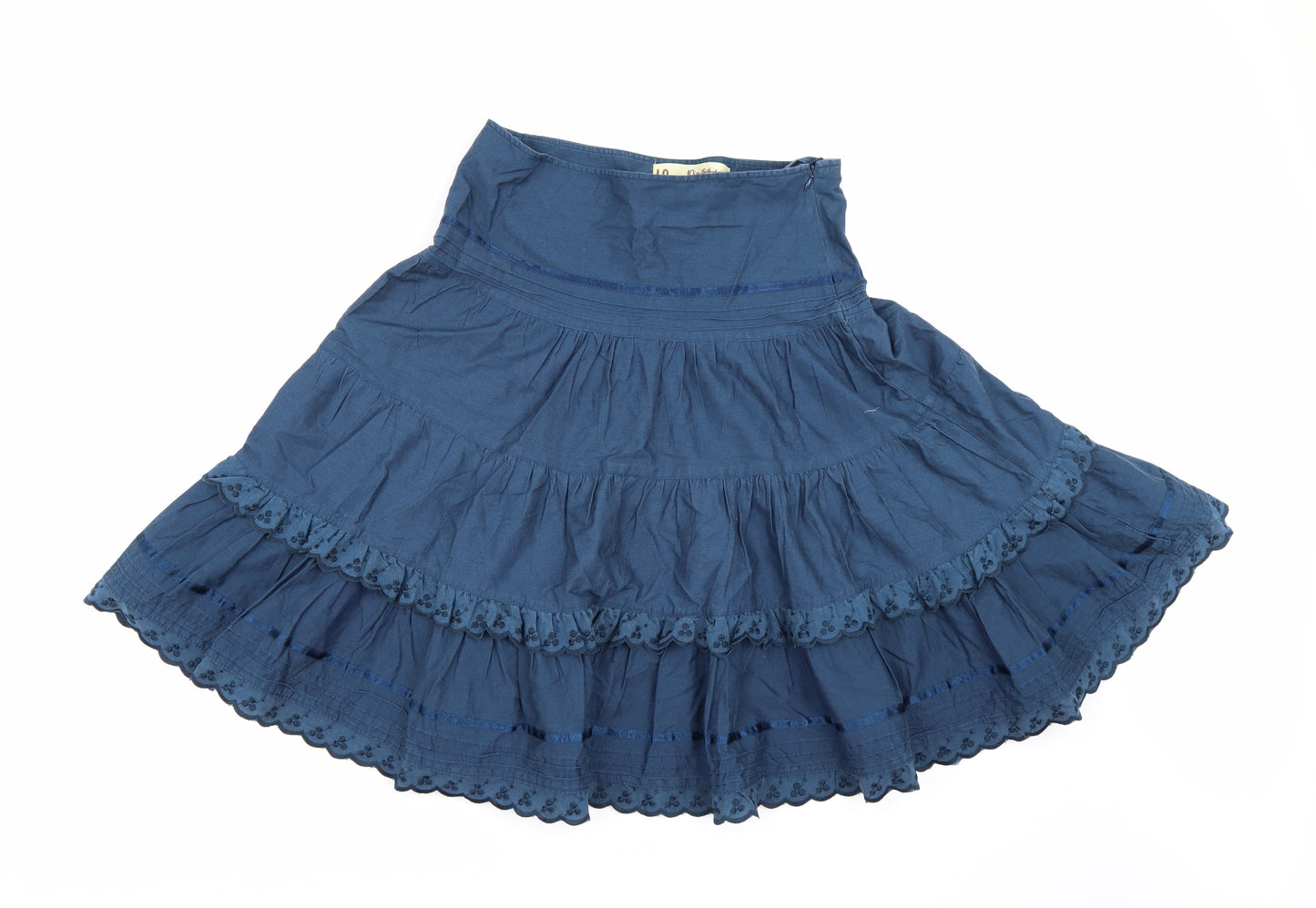 Miss Selfridge Womens Blue   Swing Skirt Size 10