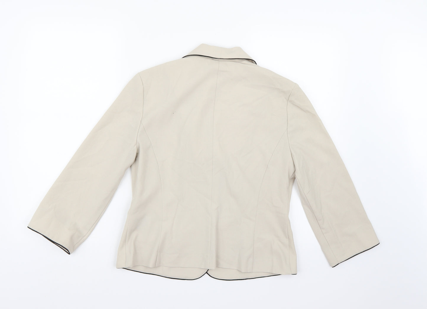 Danny & Nicole Womens Beige   Jacket Blazer Size 8