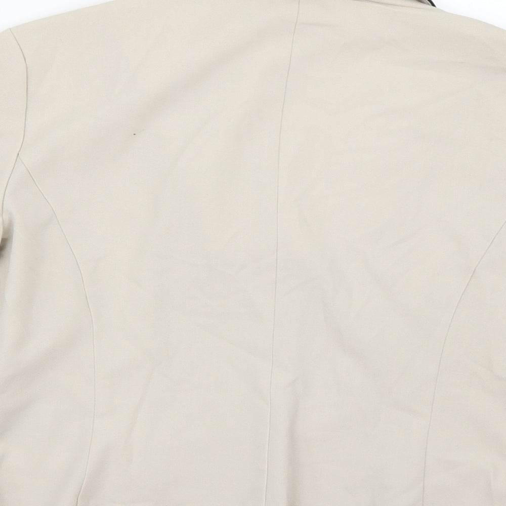 Danny & Nicole Womens Beige   Jacket Blazer Size 8