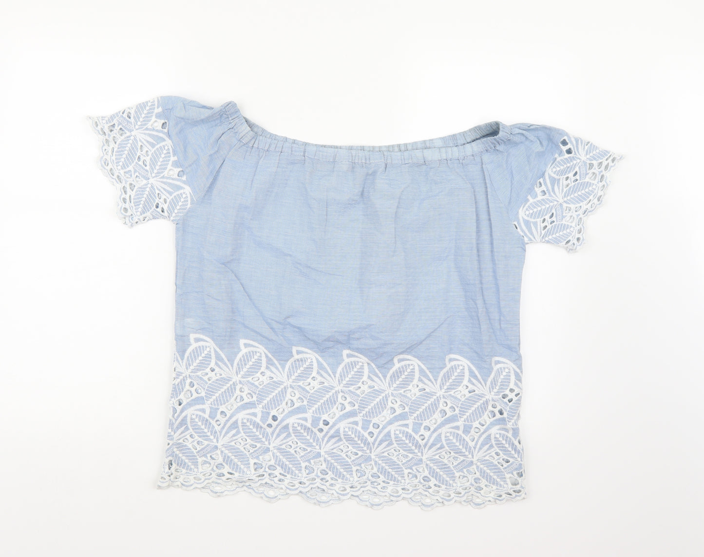 F&F Womens Blue   Basic Blouse Size 10