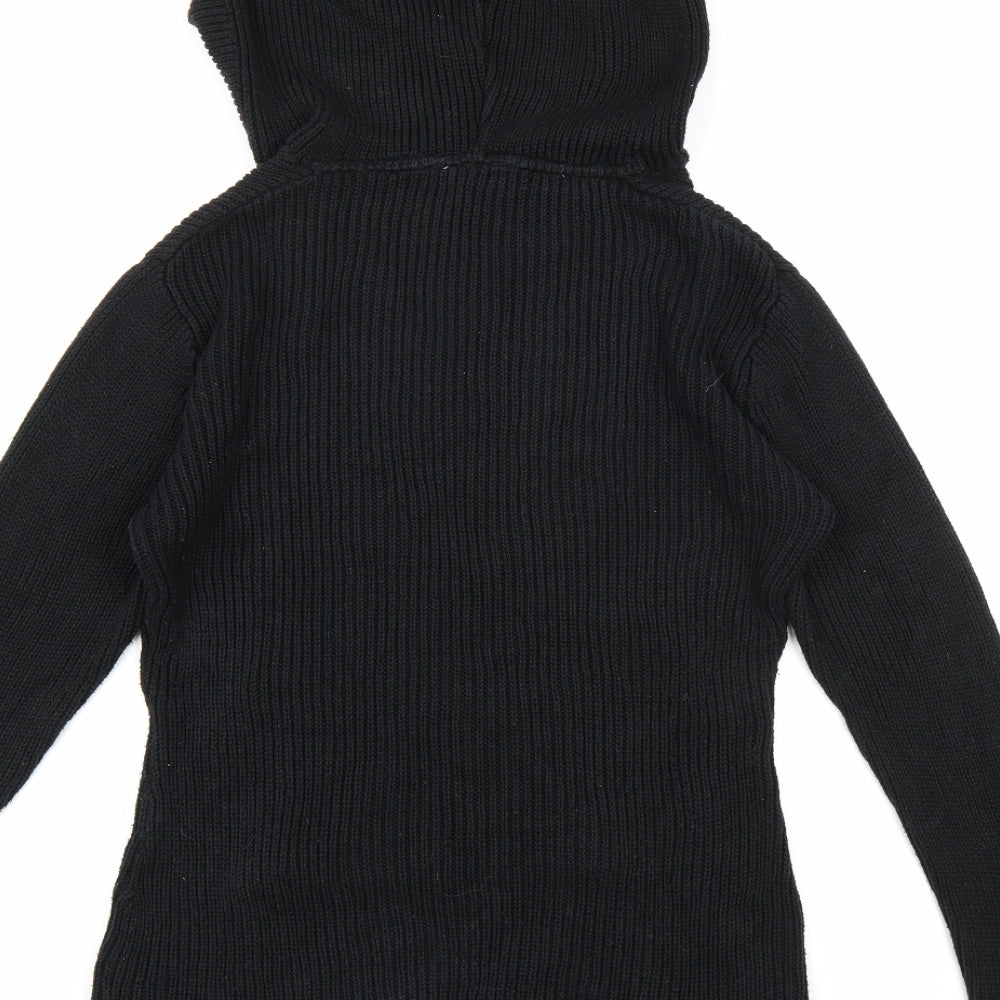 Clockhouse Womens Black  Knit Pullover Hoodie Size XL