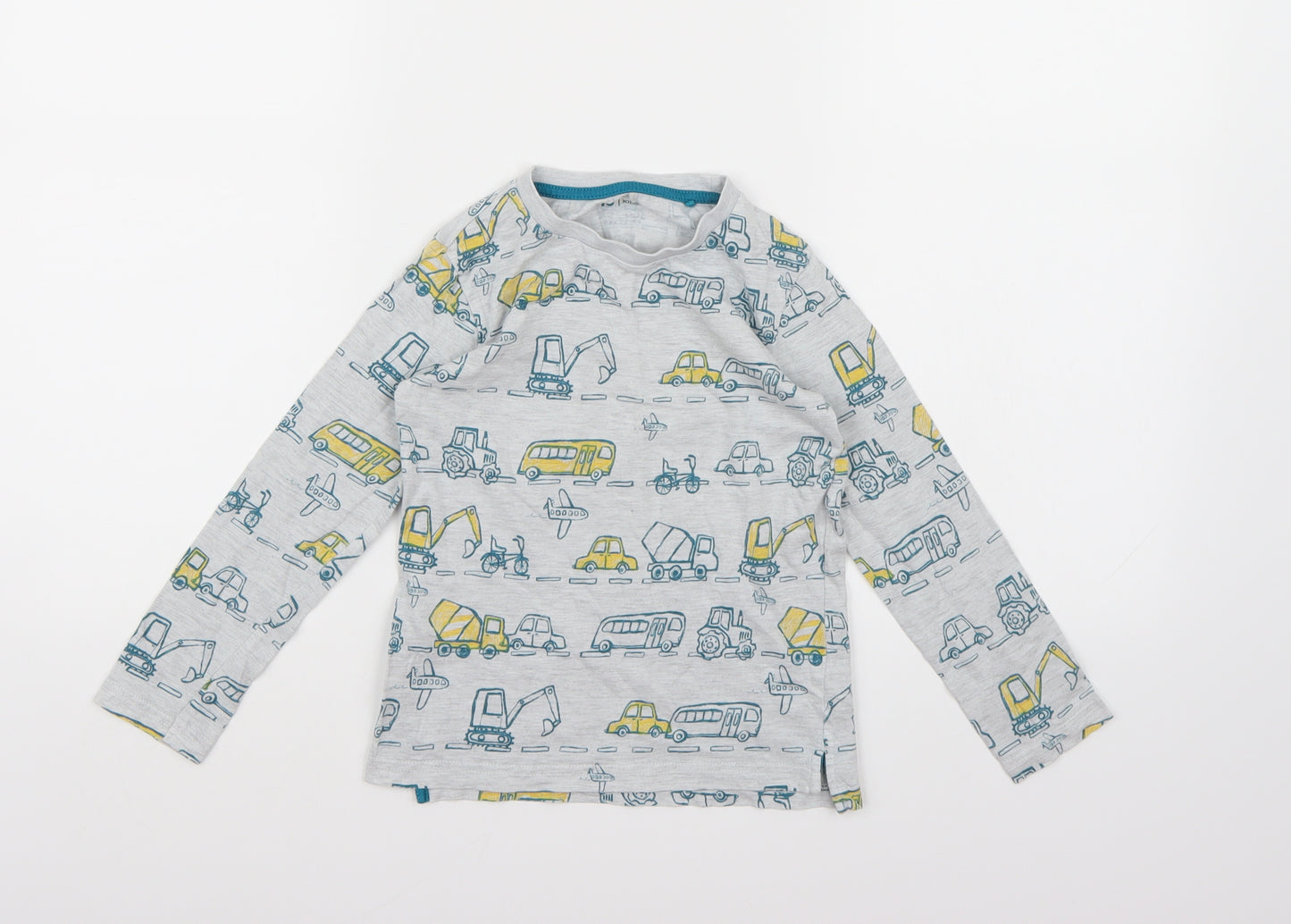 TU Boys Grey   Basic T-Shirt Size 3-4 Years