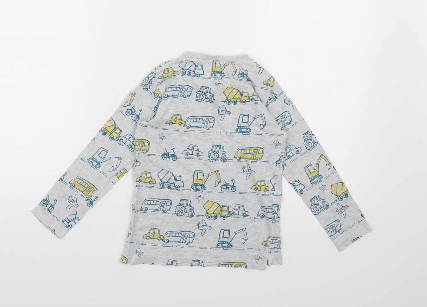 TU Boys Grey   Basic T-Shirt Size 3-4 Years