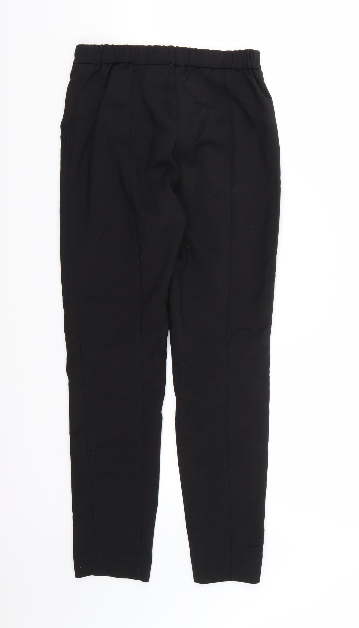 mango basics  Womens Black  Rayon Dress Pants Trousers Size 6 L24 in