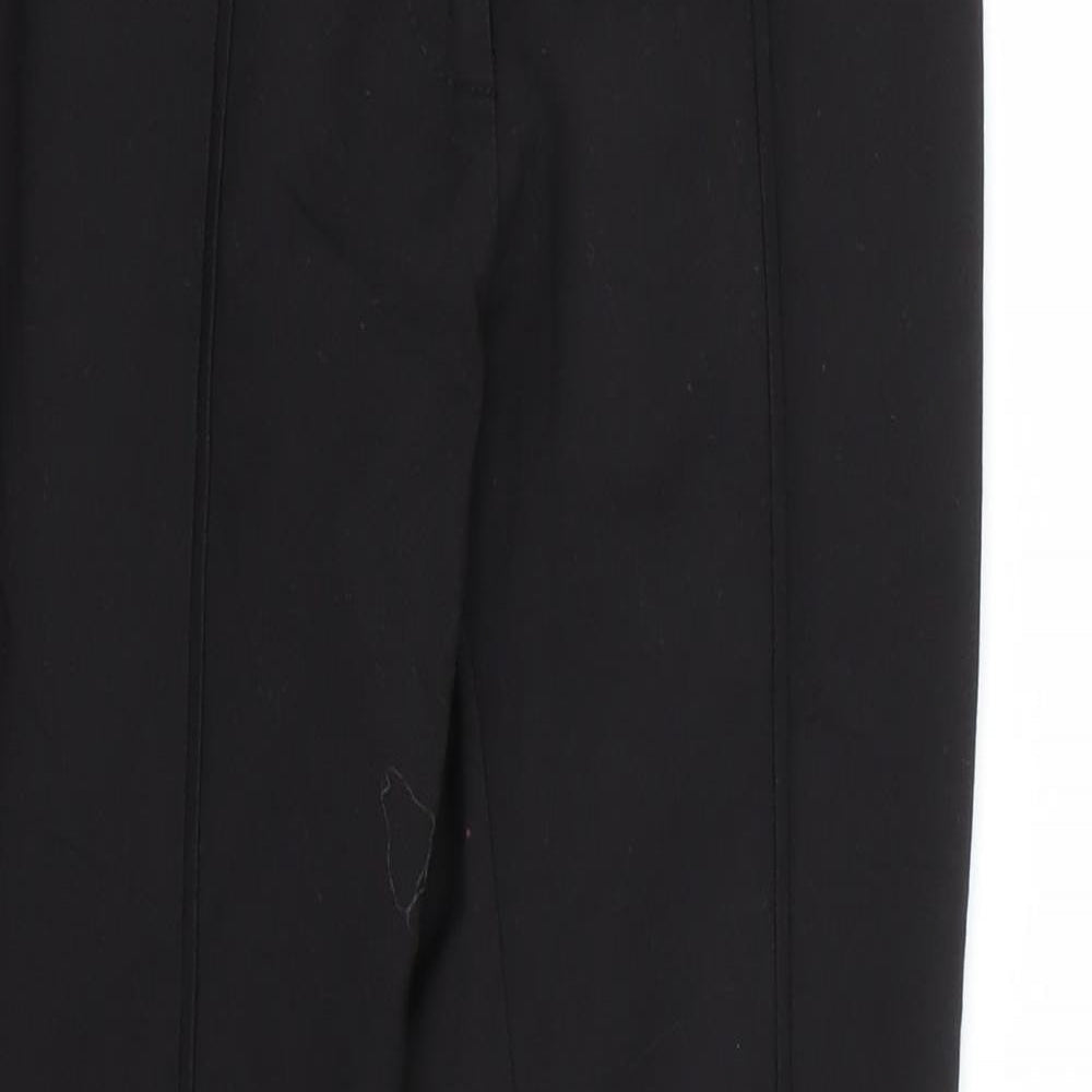 mango basics  Womens Black  Rayon Dress Pants Trousers Size 6 L24 in