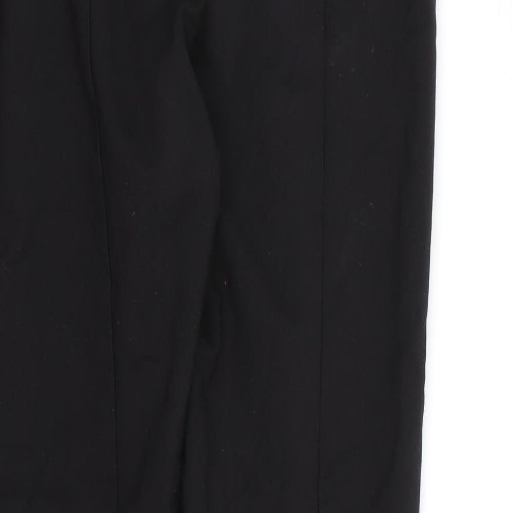 mango basics  Womens Black  Rayon Dress Pants Trousers Size 6 L24 in