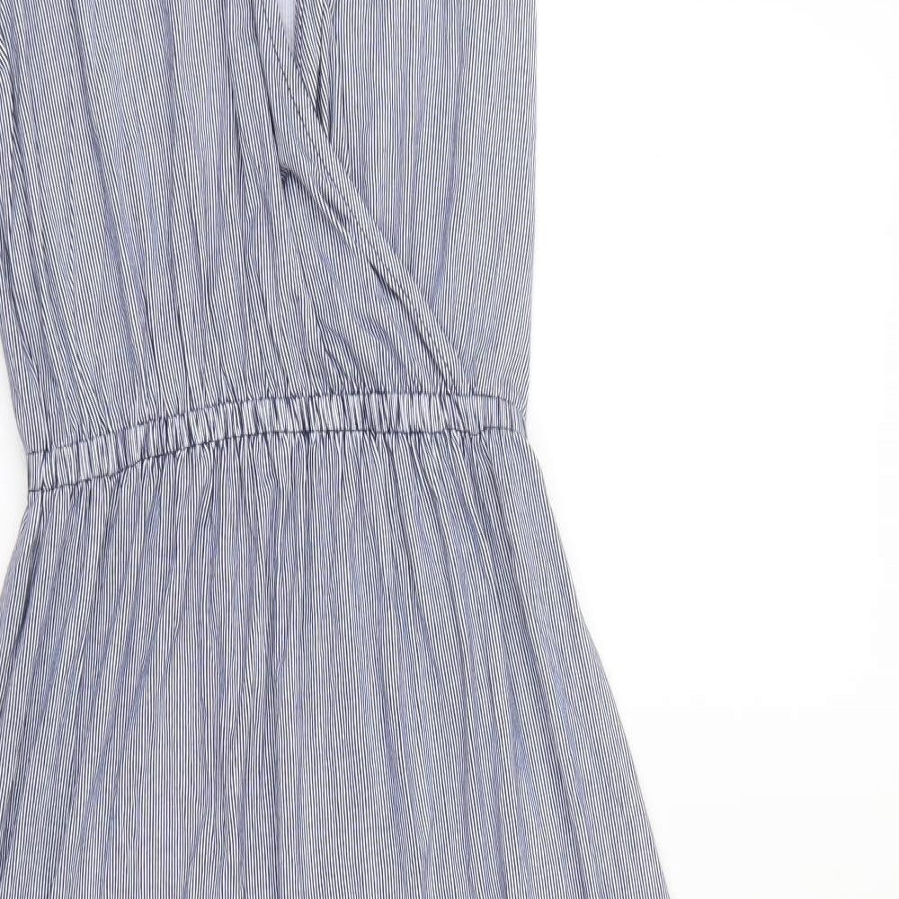 TU Womens Blue Striped  Maxi  Size 8
