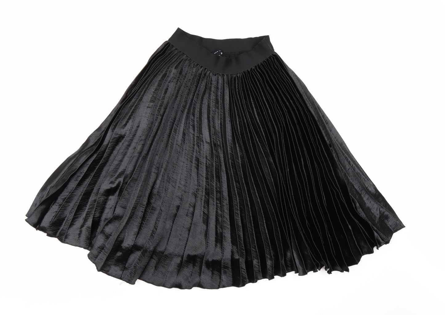 New Look Womens Black   Pleated Skirt Size 10