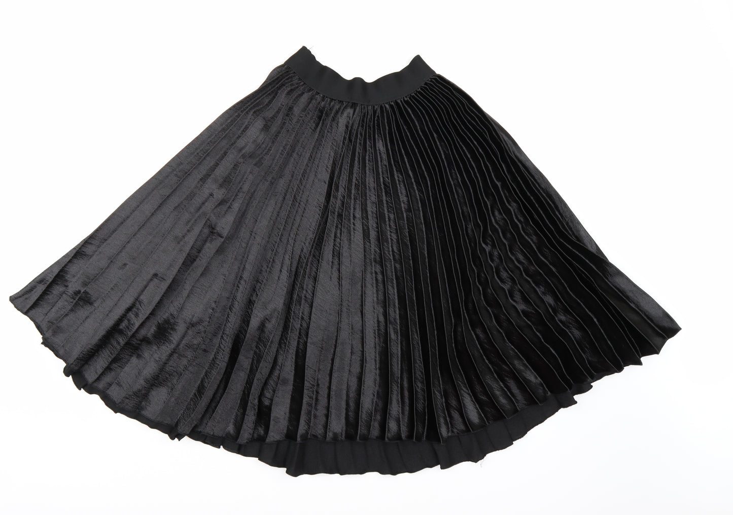New Look Womens Black   Pleated Skirt Size 10