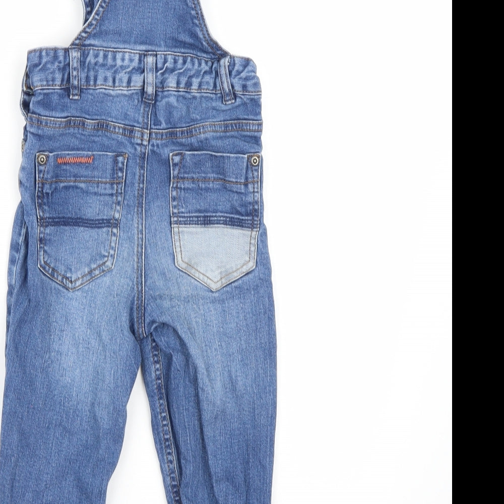 TU Boys Blue  Denim Dungarees Trousers Size 2-3 Years