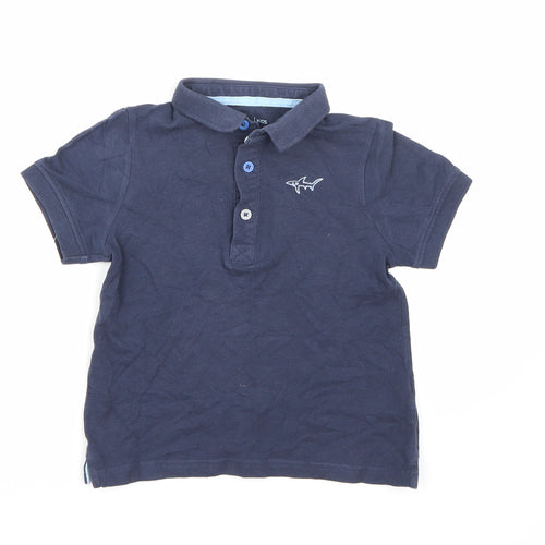 TU Boys Blue   Basic Polo Size 3-4 Years