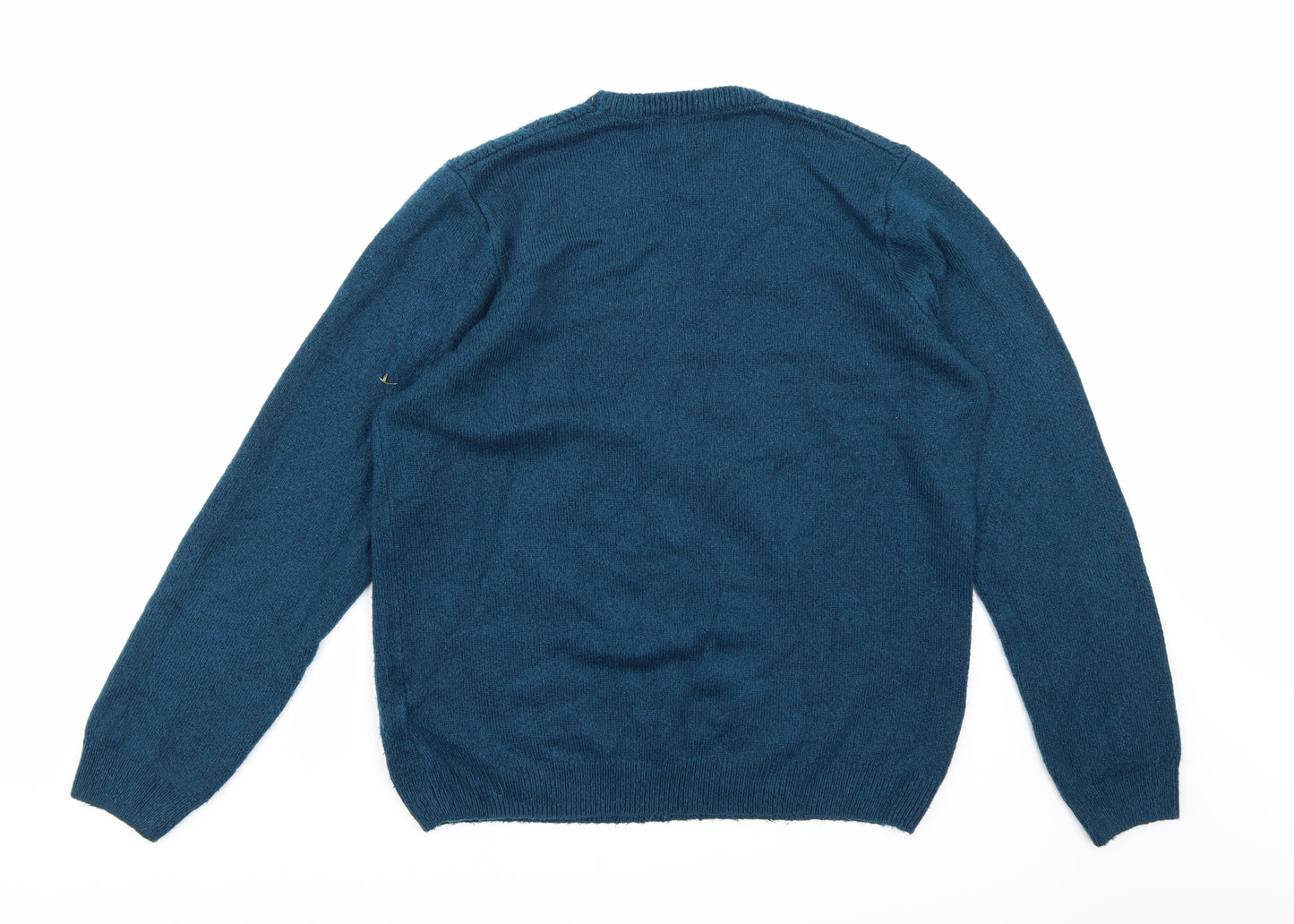 Marks and Spencer Mens Blue  Knit Pullover Jumper Size L