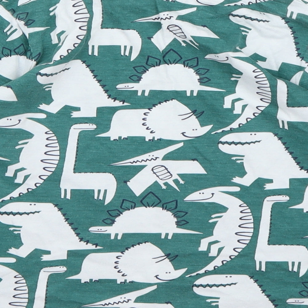 TU Boys Green   Basic T-Shirt Size 3-4 Years  - Dinosaur print