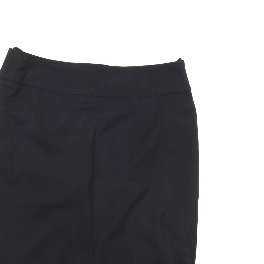 HUGO BOSS Womens Black  Rayon A-Line Skirt Size 6