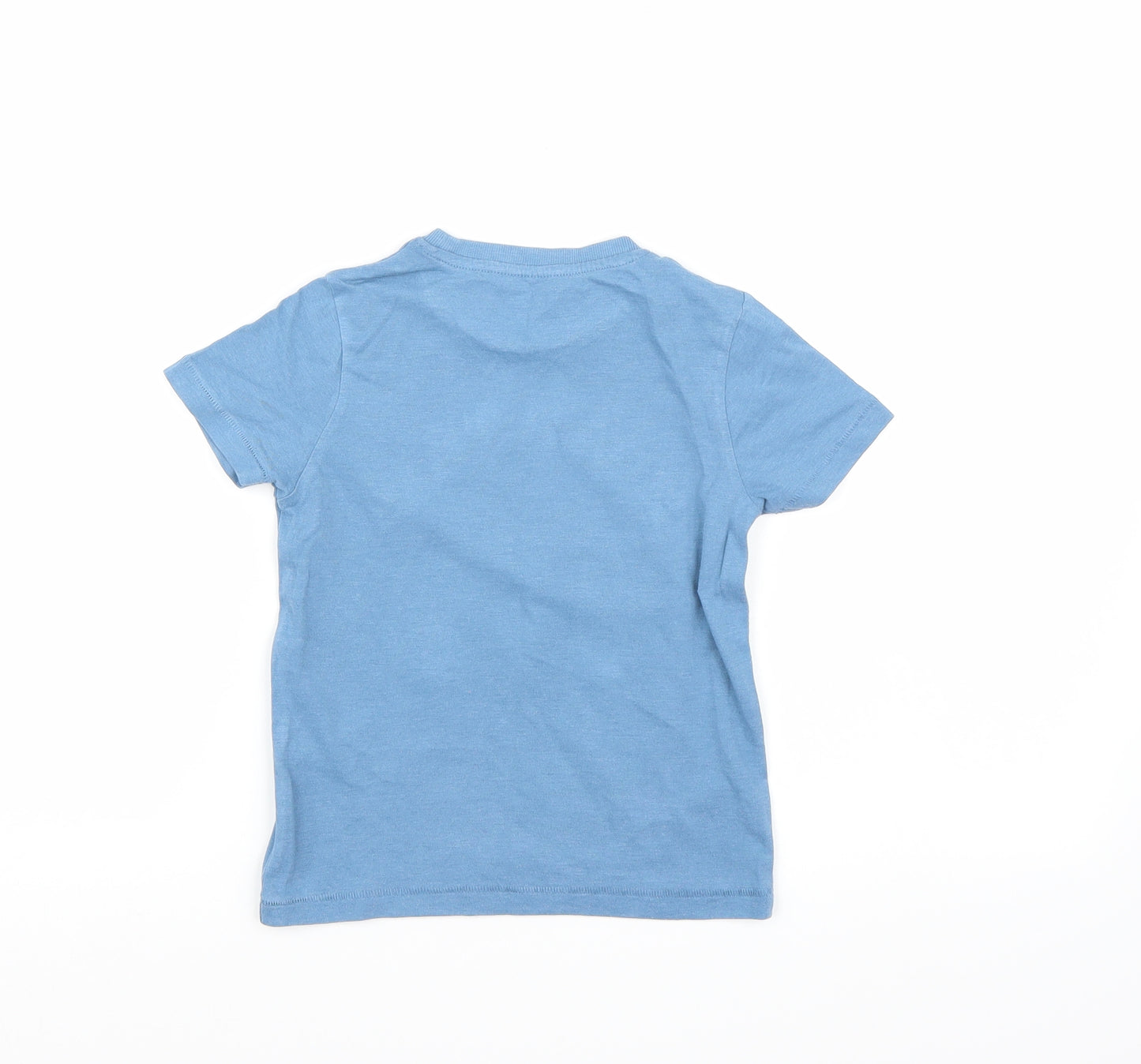 Marks and Spencer Boys Blue   Basic T-Shirt Size 3-4 Years