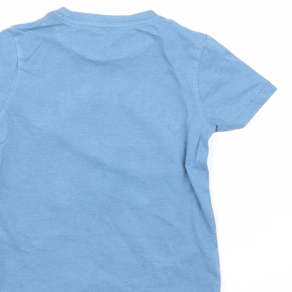 Marks and Spencer Boys Blue   Basic T-Shirt Size 3-4 Years