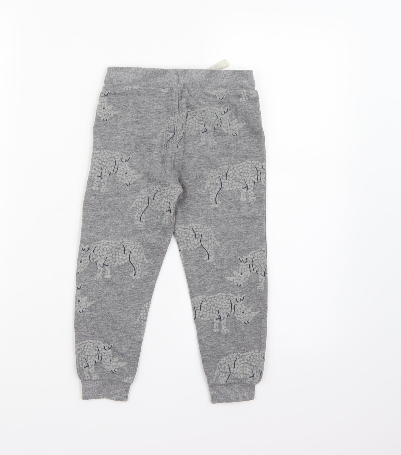 Marks and Spencer Boys Grey  Jersey Jogger Trousers Size 3-4 Years