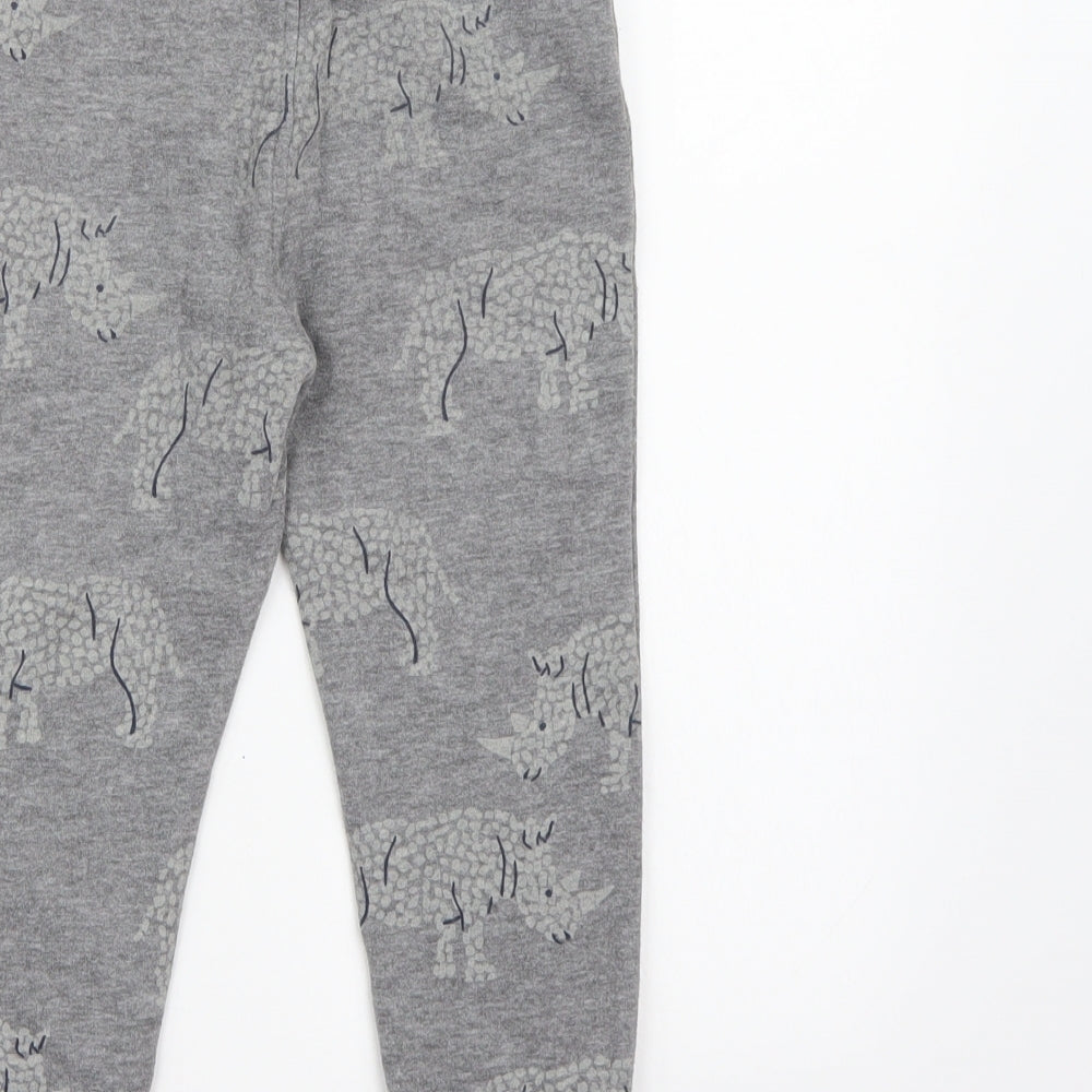 Marks and Spencer Boys Grey  Jersey Jogger Trousers Size 3-4 Years