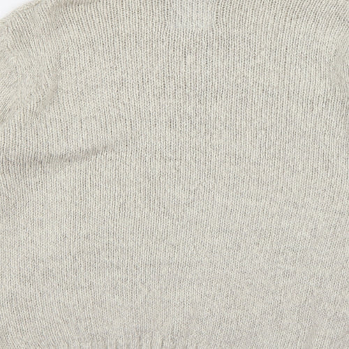 Easy Mens Ivory  Knit Pullover Jumper Size XL