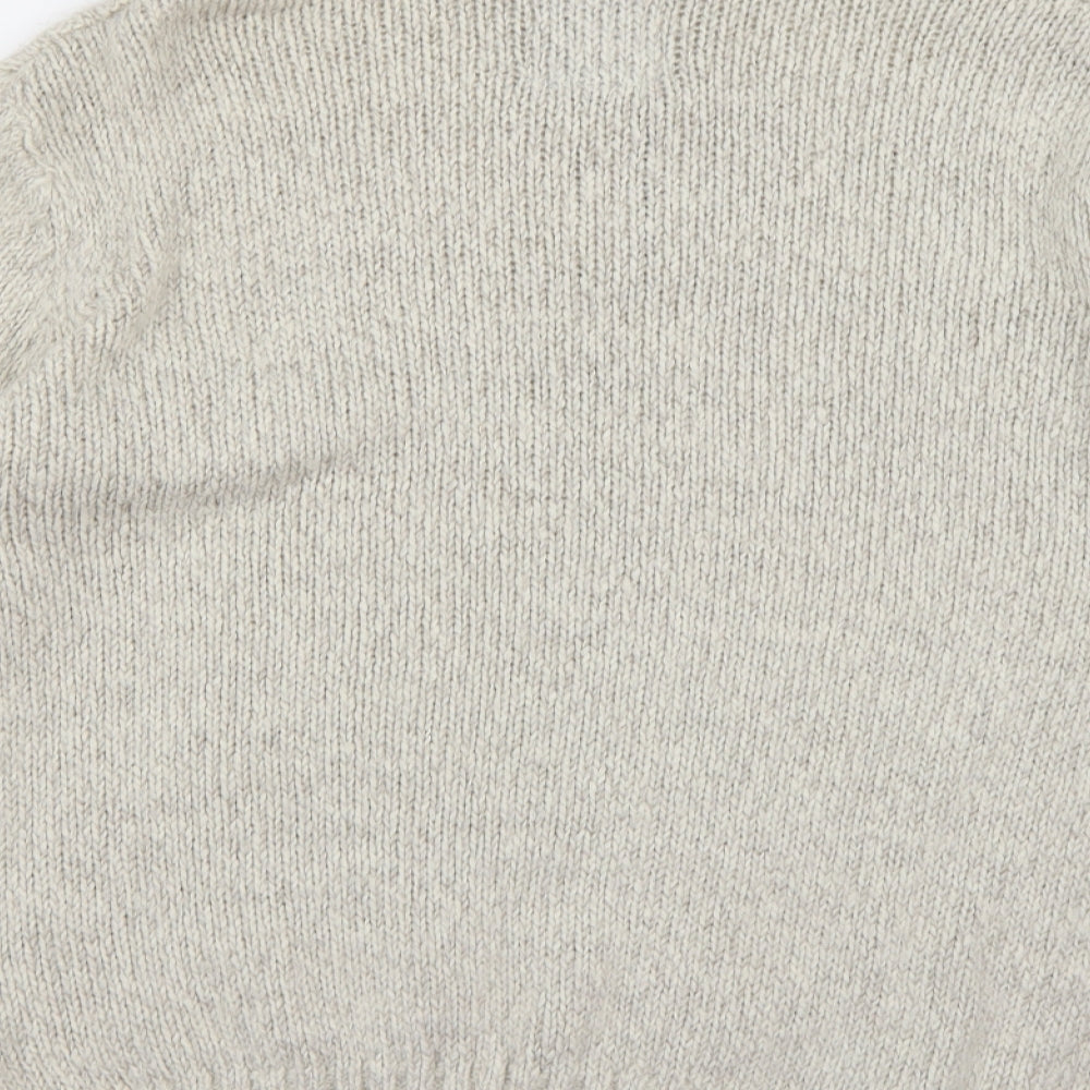 Easy Mens Ivory  Knit Pullover Jumper Size XL