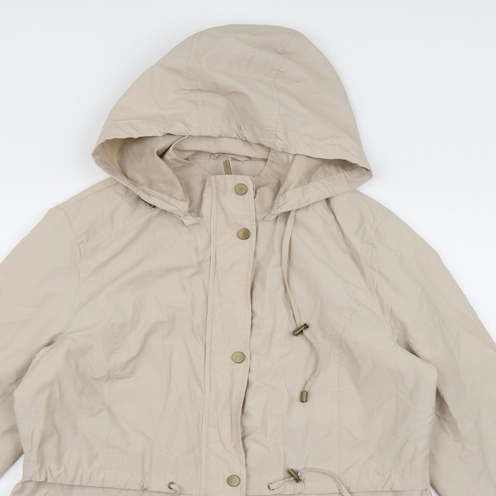 BHS Womens Beige   Overcoat Coat Size 12