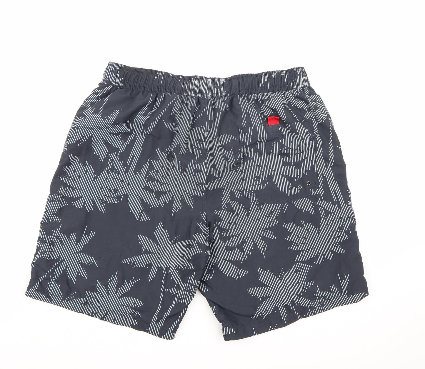TU Mens Grey Floral  Sweat Shorts Size XL - Swim shorts