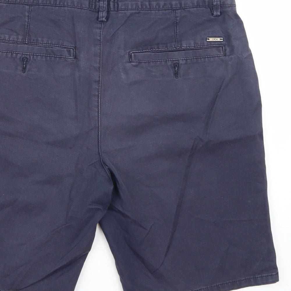 Burton London  Mens Blue   Chino Shorts