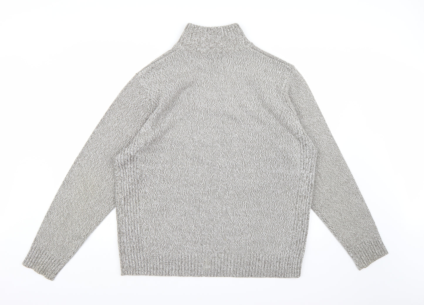 TU Mens Grey  Knit Pullover Jumper Size 2XL