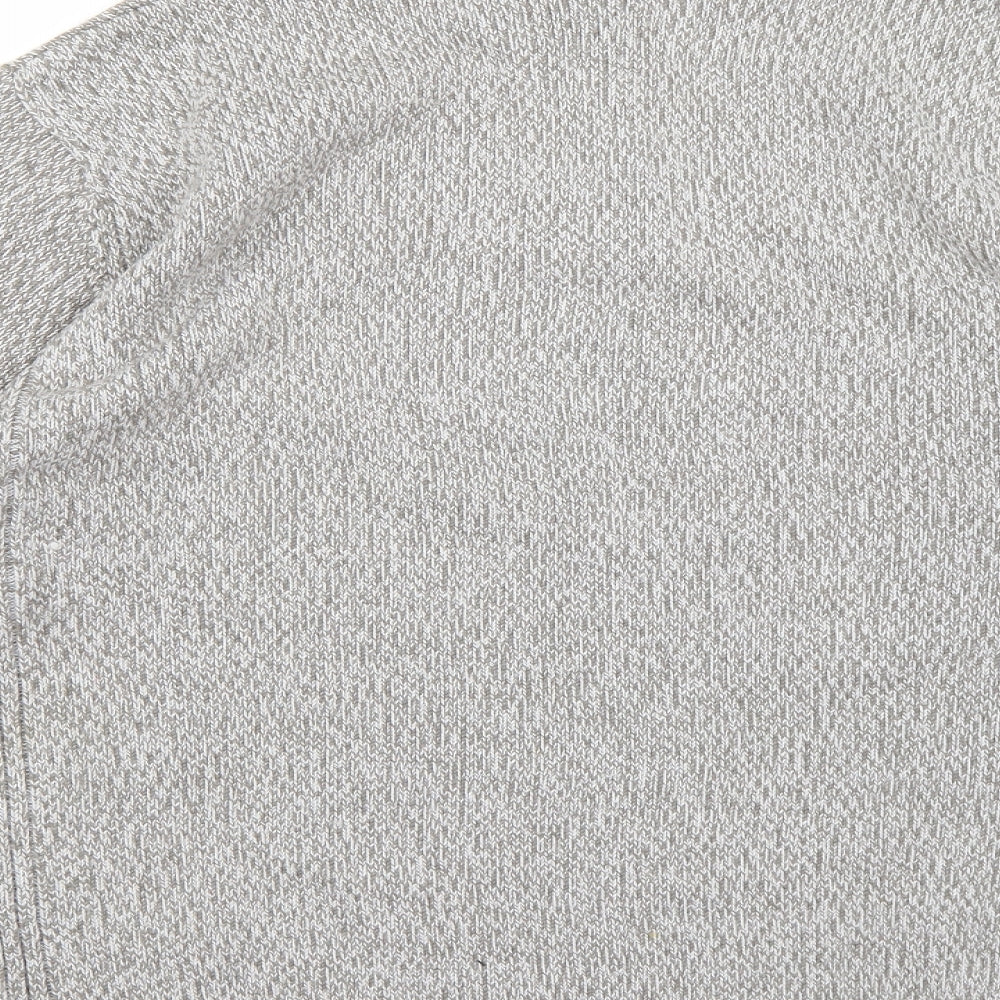TU Mens Grey  Knit Pullover Jumper Size 2XL