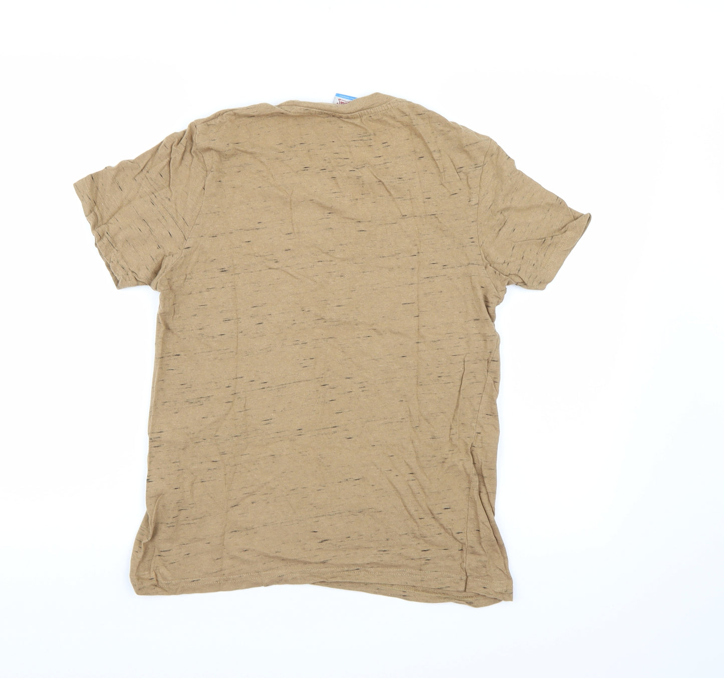 JACK & JONES Mens Brown    T-Shirt Size S