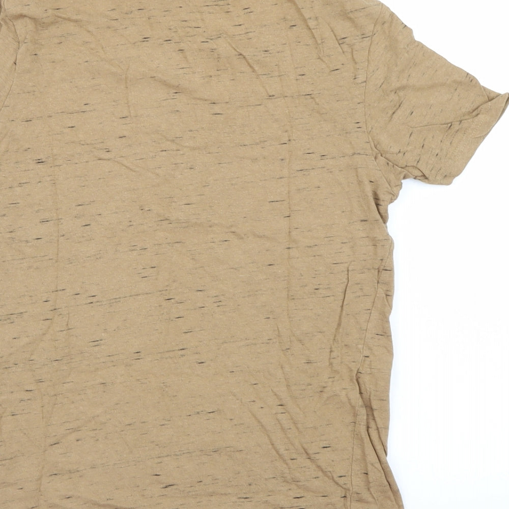 JACK & JONES Mens Brown    T-Shirt Size S