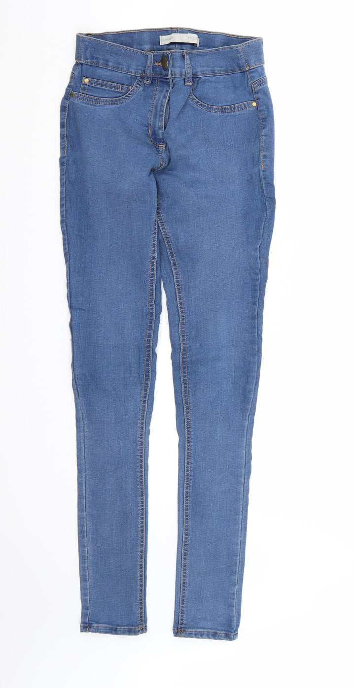 George Womens Blue Denim Skinny Jeans Size 6 L30 in