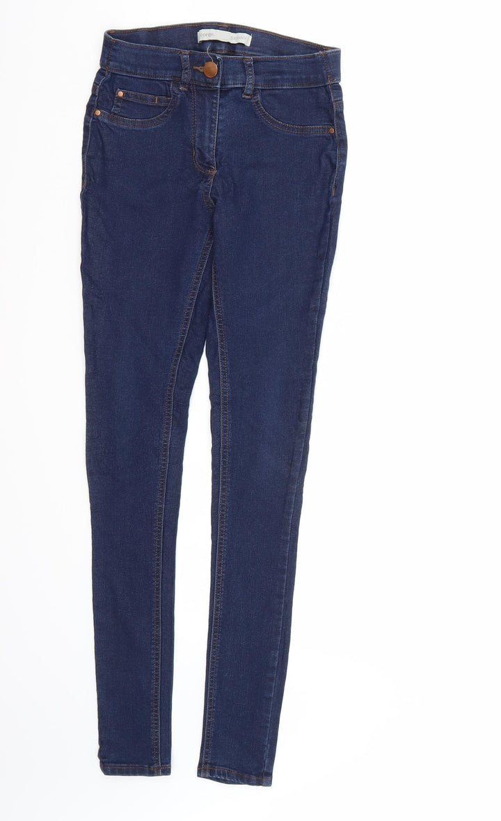 George Womens Blue Denim Skinny Jeans Size 6 L30 in