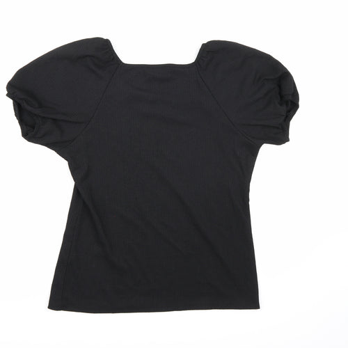 Papaya Womens Black   Basic Blouse Size 10