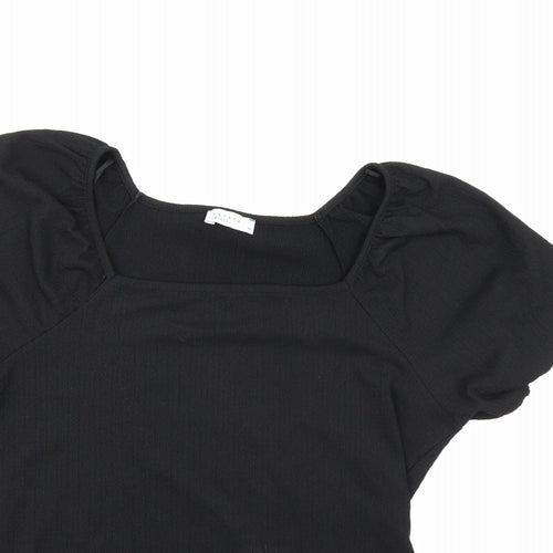 Papaya Womens Black   Basic Blouse Size 10
