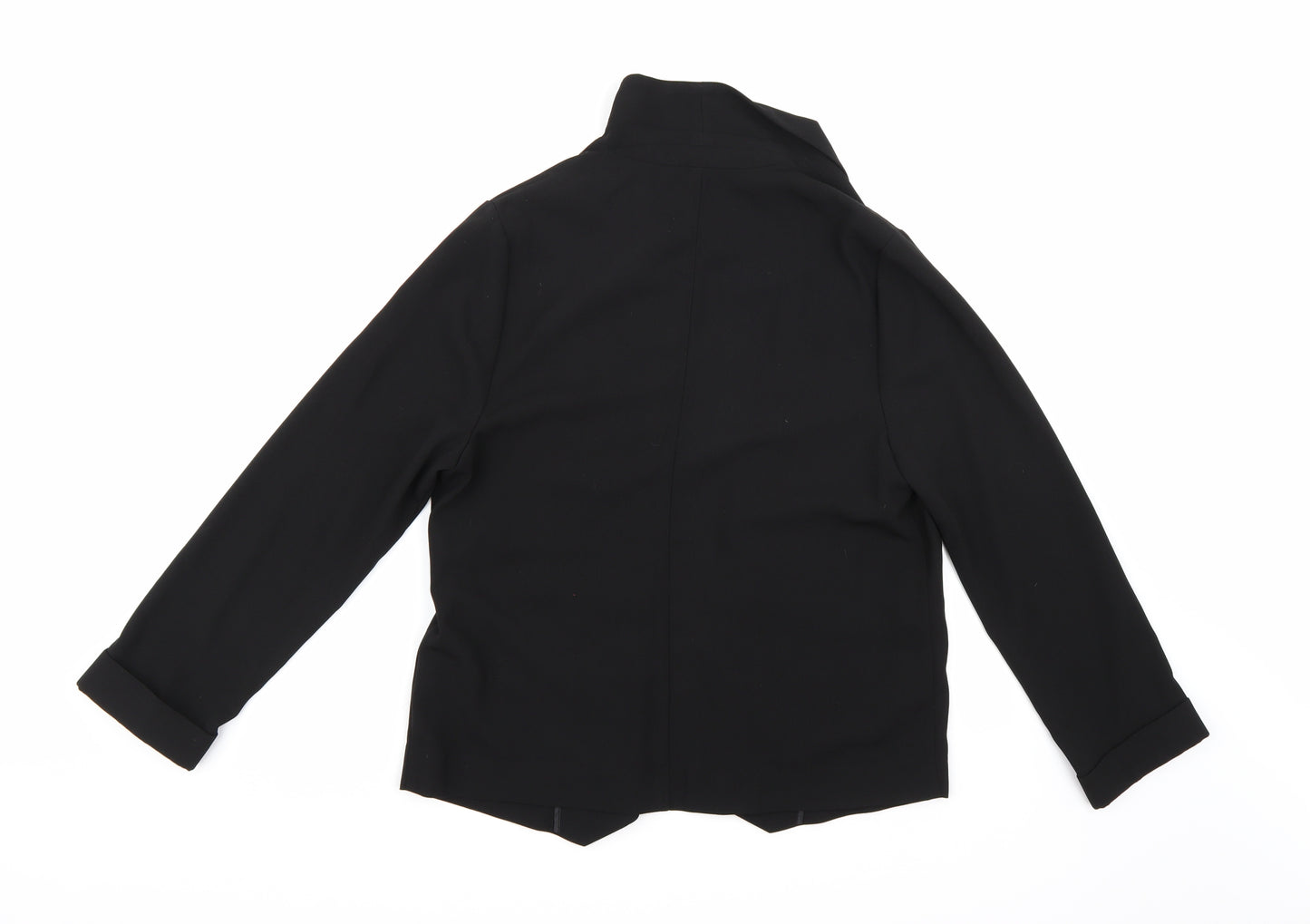 Atmosphere Womens Black  Rayon Jacket Blazer Size 12